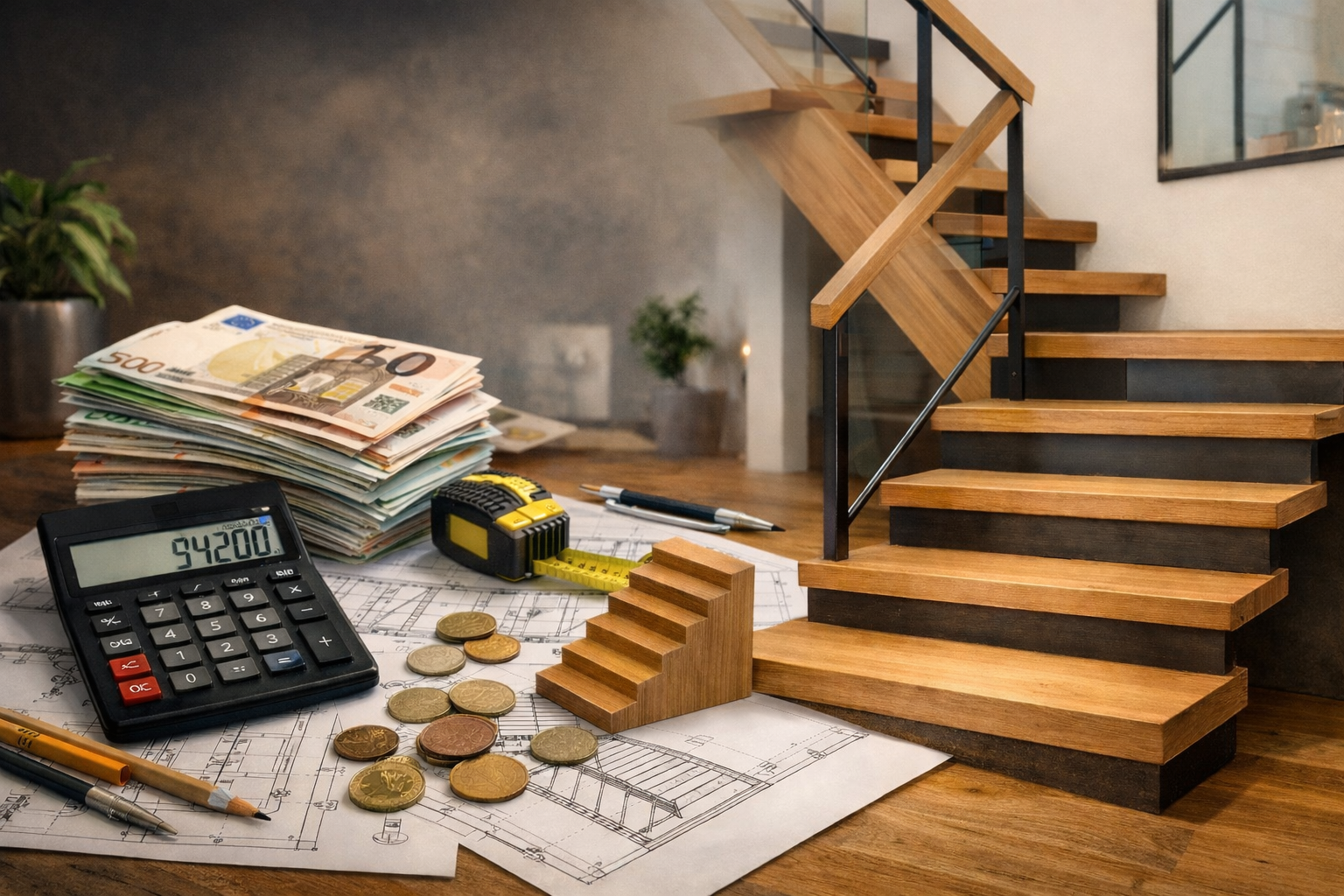 kiek kainuoja laiptai